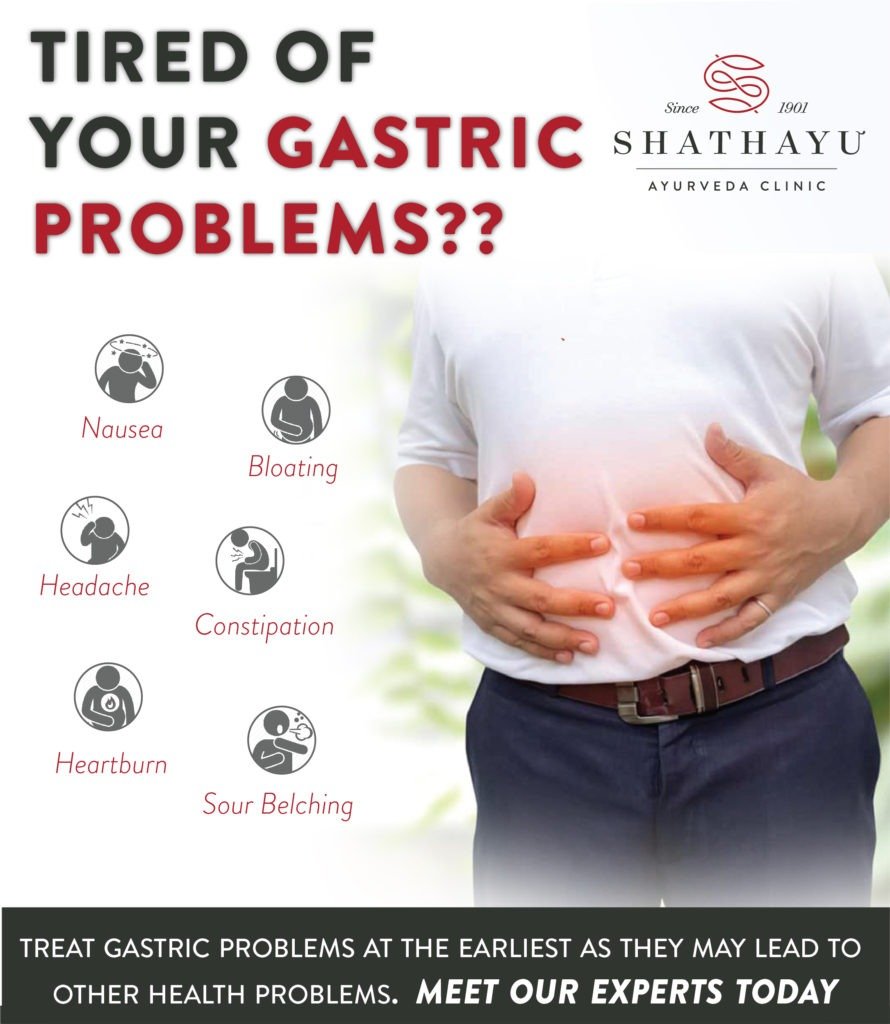 TIRED OF GASTRIC PROBLEMS Shathayu Ayurveda