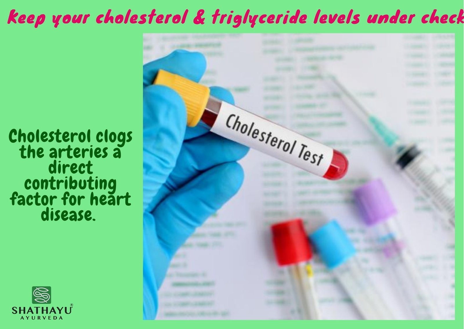 Keep blood cholesterol under check