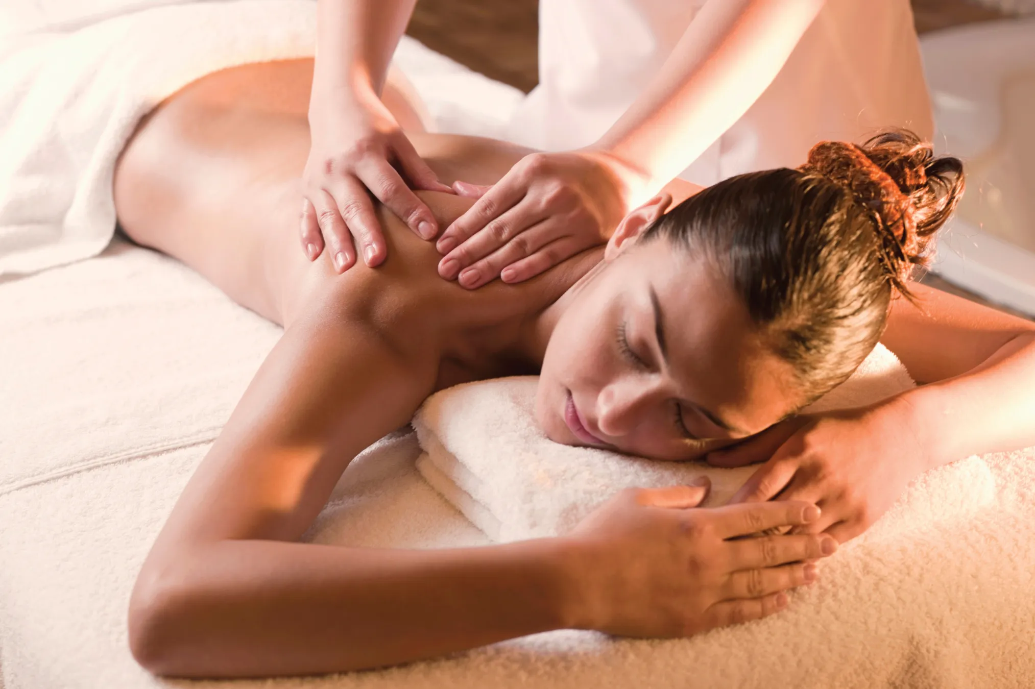 Ayurvedic body massage therapy promotes skin rejuvenation, relaxation, and internal balance.