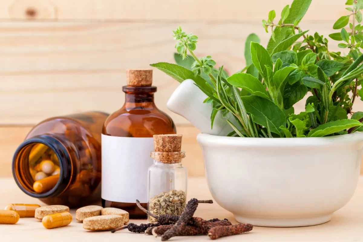 Ayurvedic herbs and formulations used in Panchakarma treatment to support natural blood sugar regulation